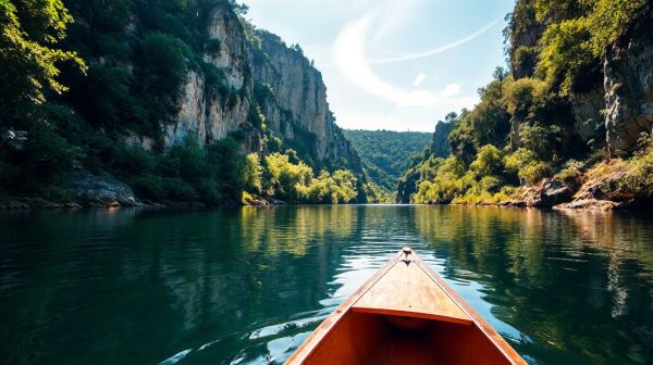 Guide ou voyage : explorer les Gorges de l'Ardèche en canoë