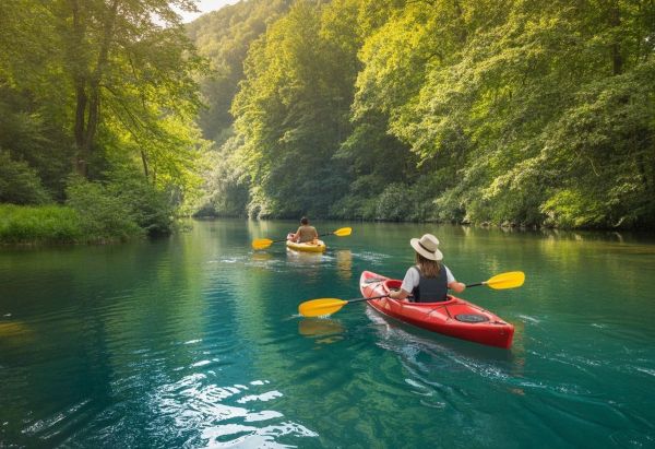 Guide ou voyage : explorer les Gorges de l'Ardèche en canoë
